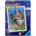 CreArt - Kitten en vlinder