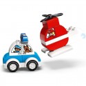 LEGO Duplo 10957 Elicottero antincendio e Auto della polizia