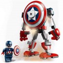 LEGO Marvel Avengers 76168 Armatura mech di Capitan America