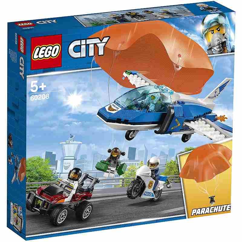 LEGO City 60208 Arresto con il paracadute della Polizia aerea