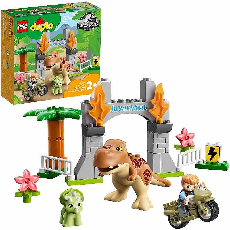 LEGO Duplo 10939 Flucht von T.rex und Triceratopo