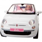 Barbie mit Fiat 500