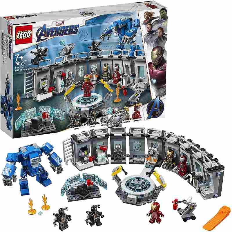 LEGO Marvel Avengers 76125 Sala delle Armature di Iron Man