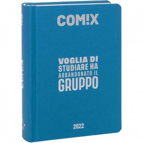 Comix - Agenda 2021/2022 16 Maanden - Cyaan Fluo