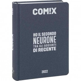 Comix - Kalender 2021/2022 16 Monate - Dunkelblau mit silberner Schrift