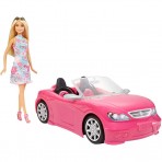 Barbie mit Cabrio