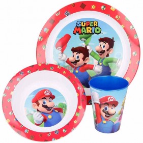 Kindergeschirr 3-teilig Super Mario