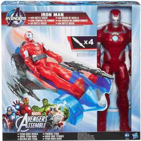 Avengers Iron Man 30 cm plus Fahrzeug
