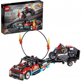 LEGO Technic 42106 Truck und Motorrad des Stunt Show