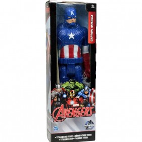 Avengers Titan Hero Personaggio Captain America 30 Cm