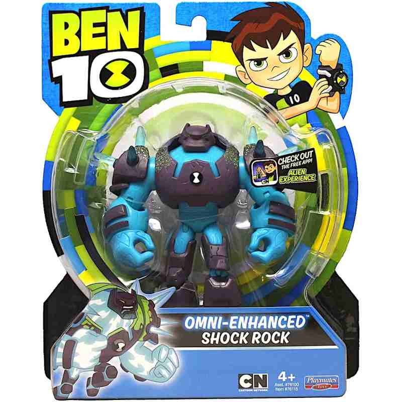 Ben 10 personaggio Omni-Enhanced Shock Rock 13 cm