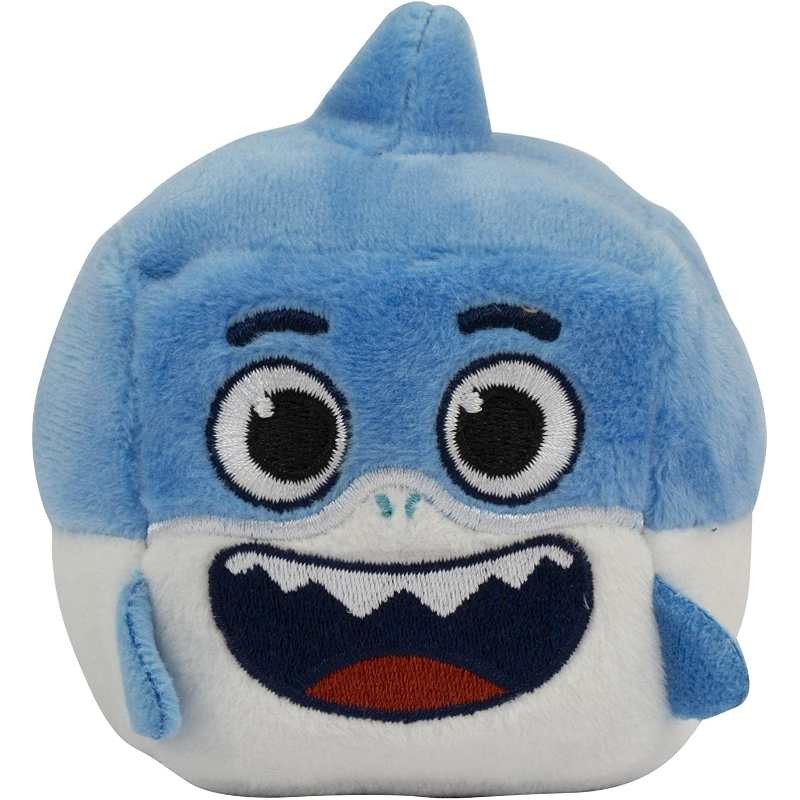 Baby Shark peluche Cubo Sonoro azzurro