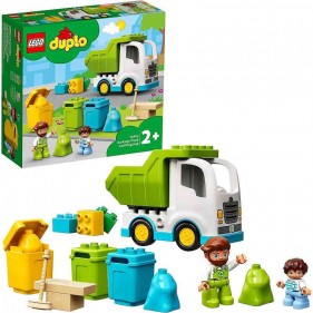 Trash truck en recycling LEGO Duchy 10945