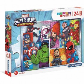 Puzzle 24 Maxi pezzi Marvel Super Hero Avengers