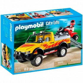 Pick-up con quad da corsa Playmobil 4228
