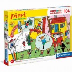 Puzzle Supercolor Pippi Calzelunghe