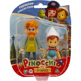 Pinocchio e Geppetto blister 2 personaggi