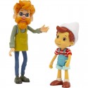 Pinocchio e Geppetto blister 2 personaggi