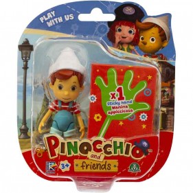 Pinocchio-Blister mit Charakter und klebriger Hand