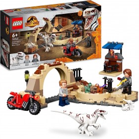 Atrociraptor: inseguimento sulla moto LEGO Jurassic World 76945