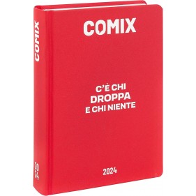 COMIX Diario Mignon Plus 2023/24 rosso C'è chi droppa
