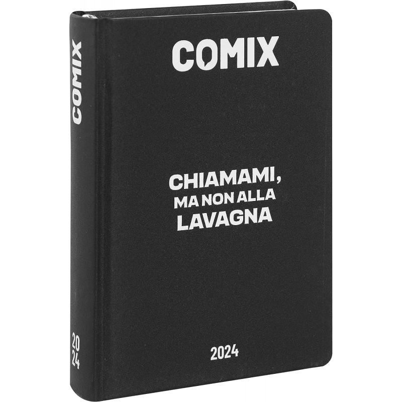 COMIX mini agenda 16 MESI 2024 Black&White Lavagna