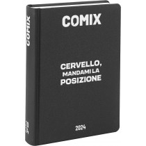 COMIX mini agenda 16 MESI 2024 Black&White Cervello mandami posizione