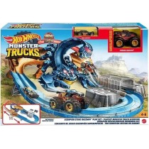 Hot Wheels pista Monster Truck Scorpione con 2 auto