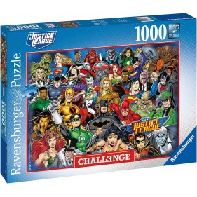 Puzzle 1000 pezzi DC Comics Justice League Challenge