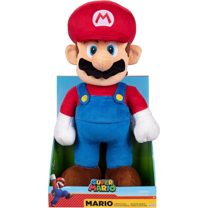 Peluche Super Mario 50 cm Originale Nintendo