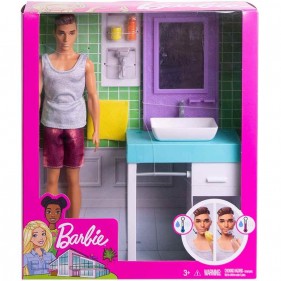 Barbie - Ken Set Rasatura e Bagno