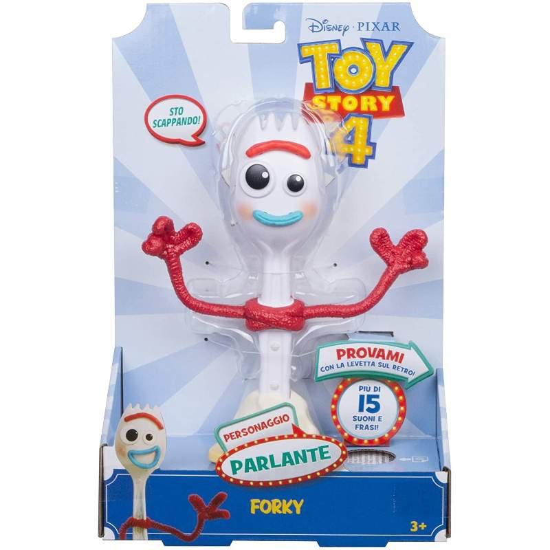 Disney Toy Story Talking Forky 15 Sounds and Phrases with Realistic Details Game for Children 3+ Years GMW49