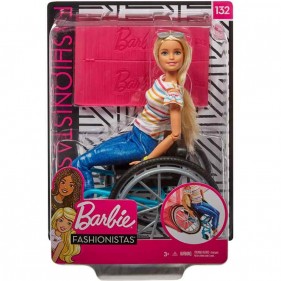 Barbie Fashionista's in een rolstoel