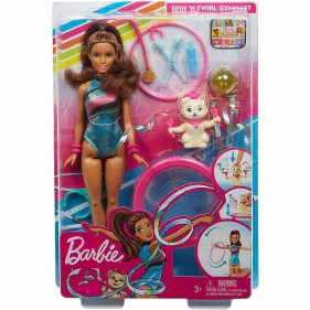 Barbie Dreamhouse Turnerin Brünette