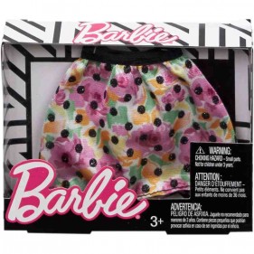 Barbie-Minirock mit Blumen und Tupfen