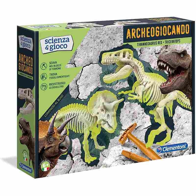 Wetenschap en Spel - Archeoplaying T-Rex en Triceratops