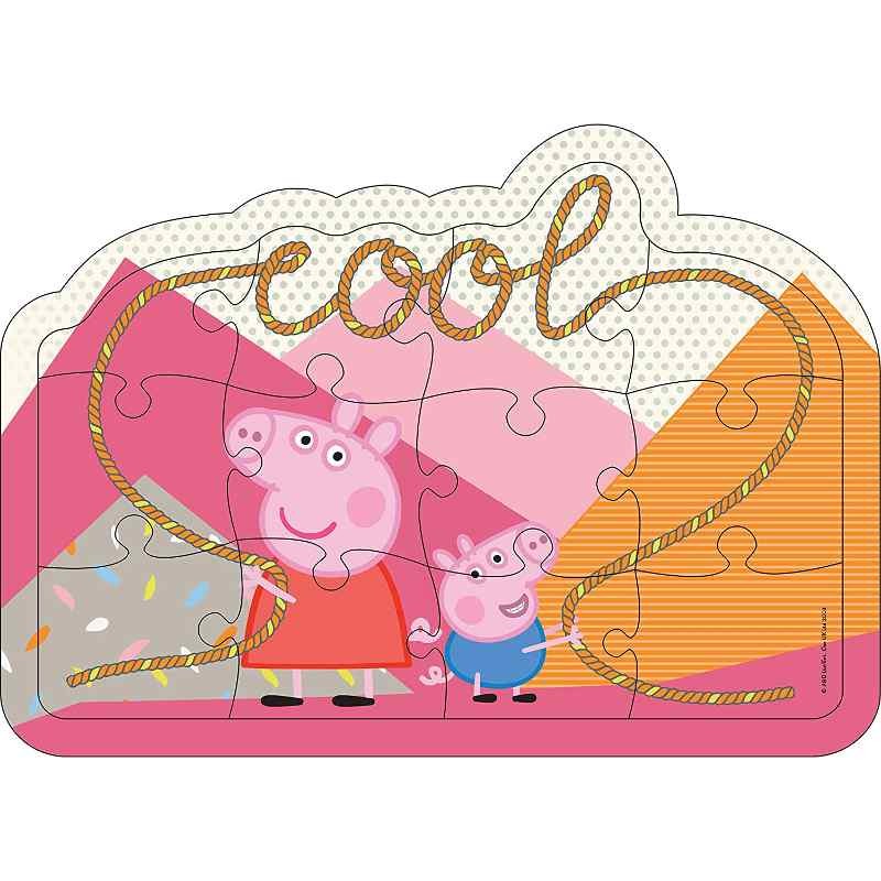 Peppa Pig Holzpuzzle 12 Teile