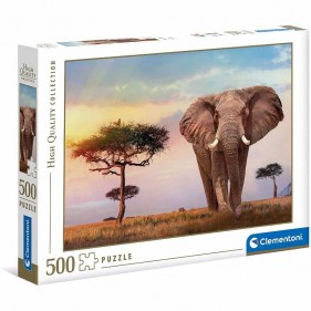 Puzzle 500 Teile Afrika Sonnenuntergang